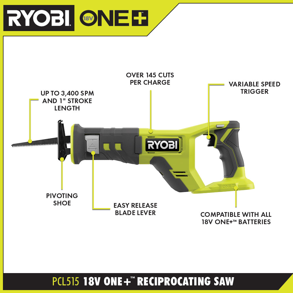 18V ONE+ 6-TOOL COMBO KIT Image 5