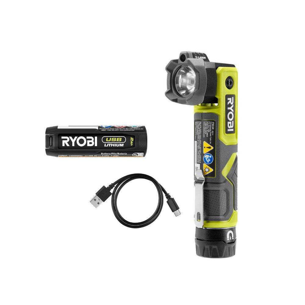 USB LITHIUM LED Pivoting Laser Kit