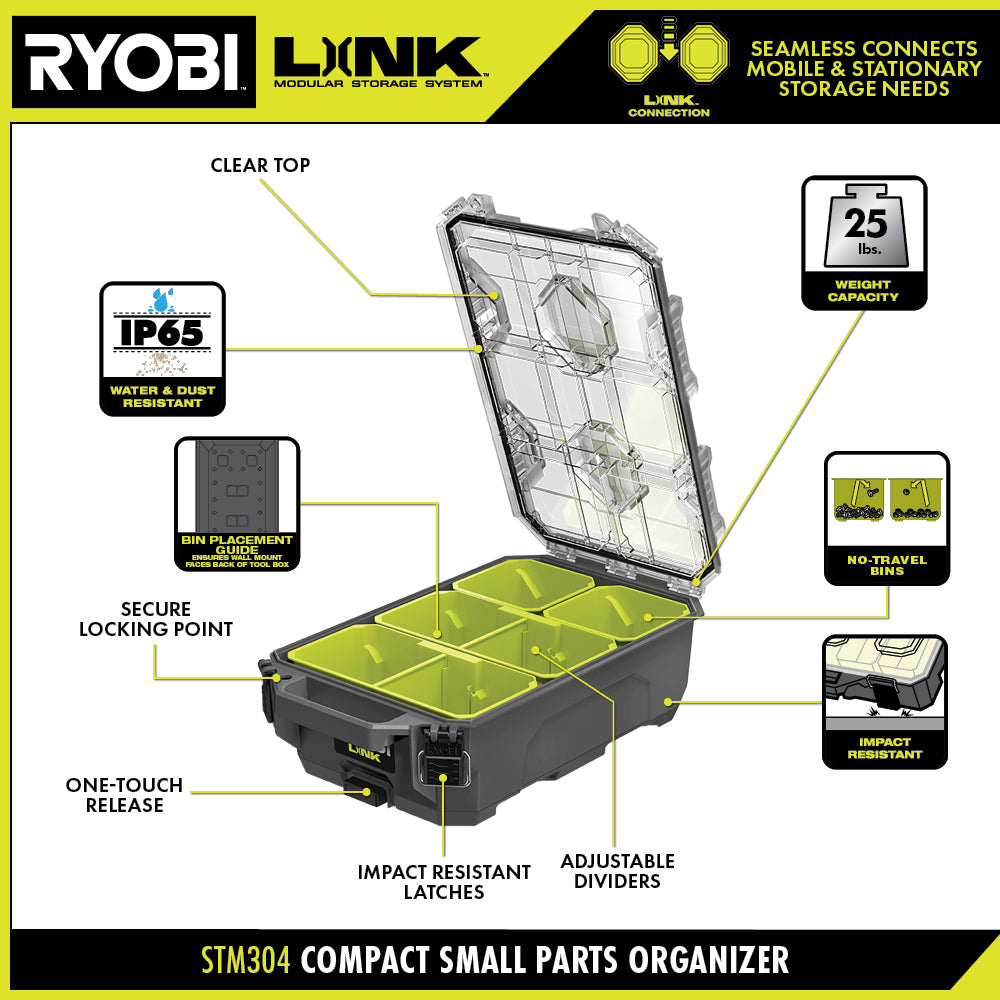 LINK COMPACT SMALL PARTS ORGANIZER Image 3