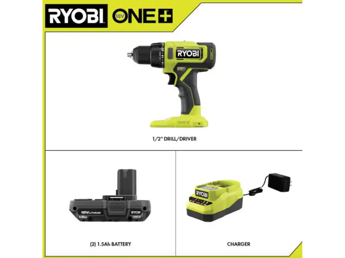 18V ONE+ 1/2" DRILL/DRIVER KIT  Image 2