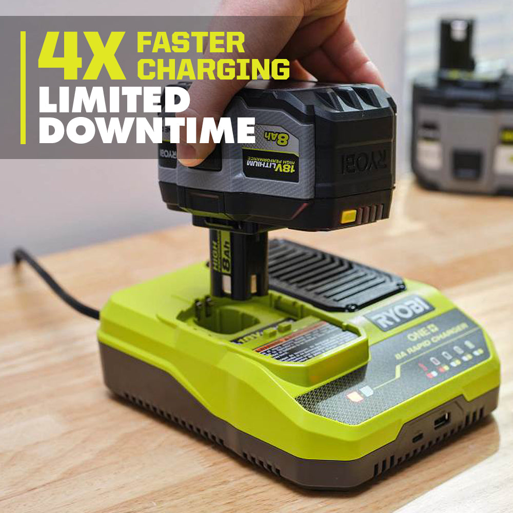 18V ONE+ 8A RAPID CHARGER  Image 5