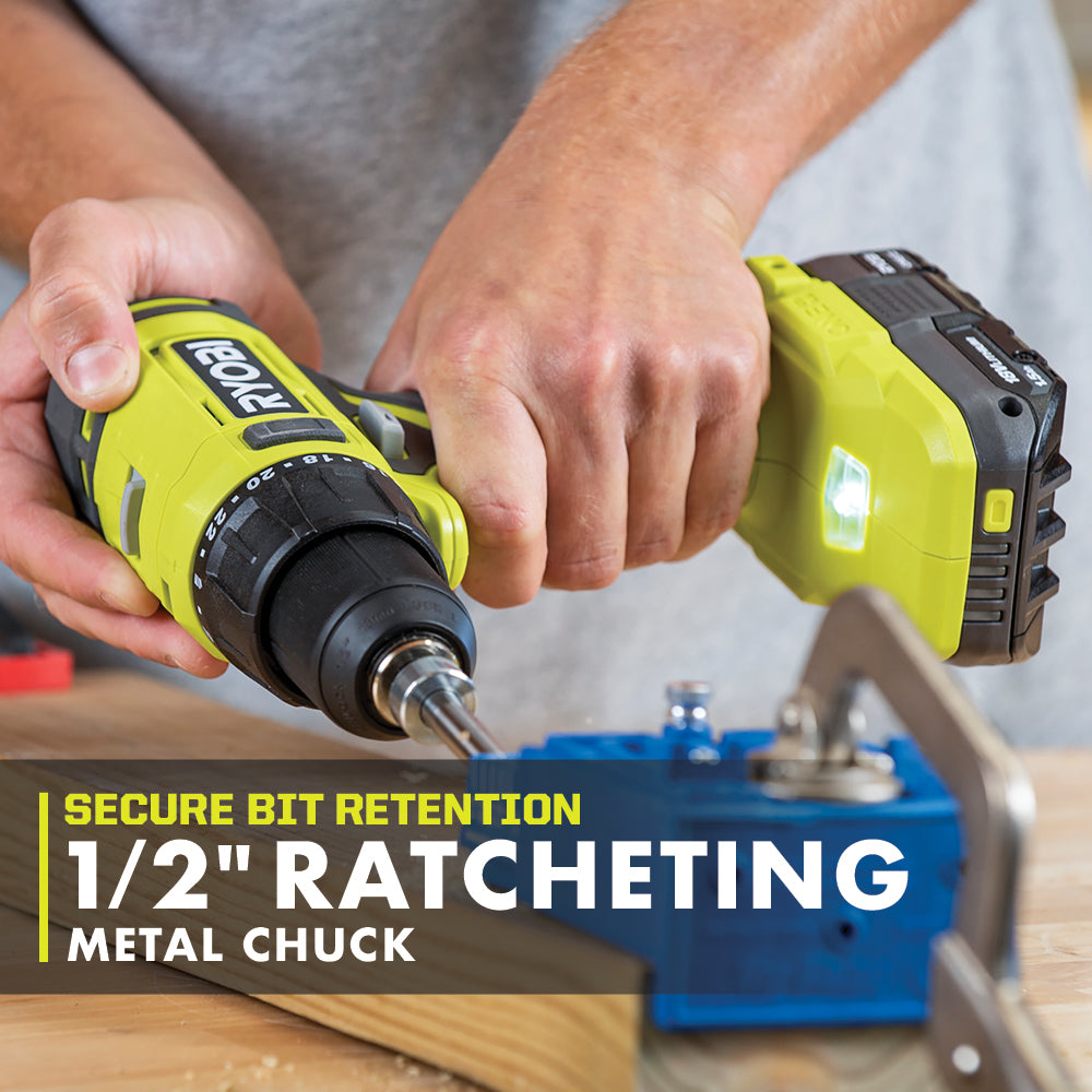 18V ONE+ 1/2" Drill/Driver Kit Image 5